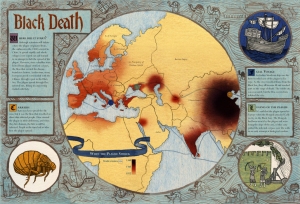 serena malyon illustration art black death map medieval