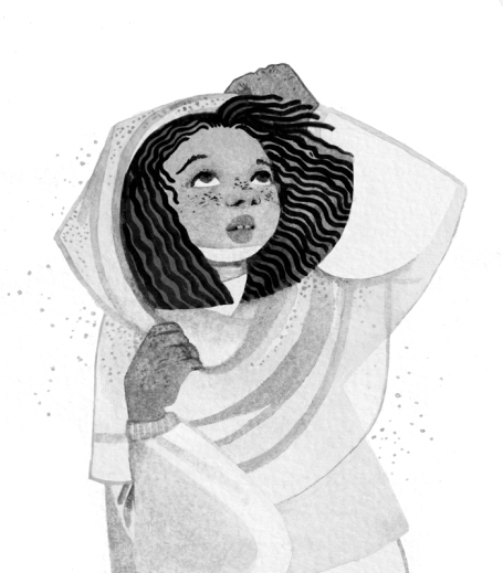 serena malyon illustration black and white art childrens book